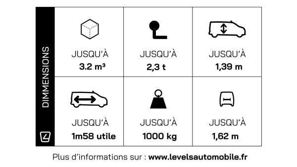 Utilitaire NOUVEAU CITROEN JUMPY M CABINE APPROFONDIE FIXE EAT8 180CH