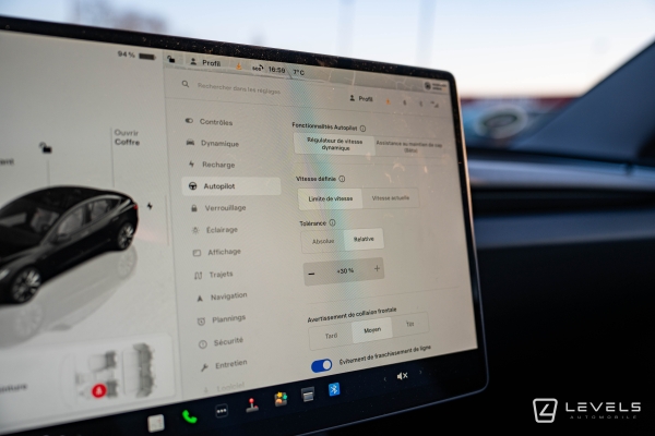 TESLA MODEL 3 (2) 398 ch GRANDE AUTONOMIE AWD 75 KWH