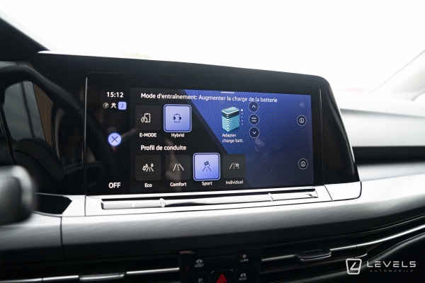  Volkswagen GOLF 8 eHybrid 204 ch DSG6 Finition Style