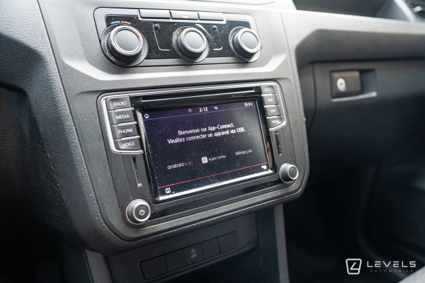 Utilitaire Volkswagen Caddy Van Aménagé avec casiers 1.4 TGI 110 Ch Business Line - Gaz Naturel GNV - 13241€ HT 